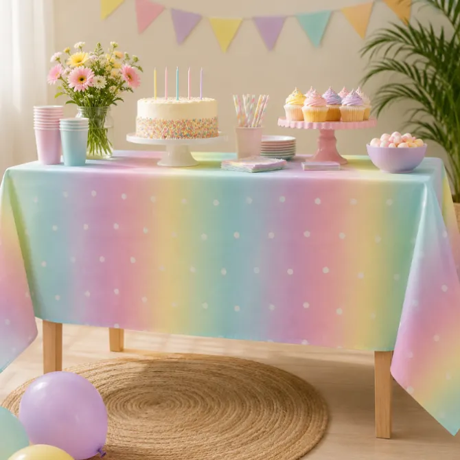 Tafelkleed macaron 132 x 182 cm