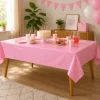 Tafelkleed roze 137x274cm