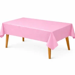 Tafelkleed roze 137x274cm