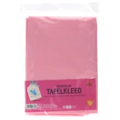 Tafelkleed roze 137x274cm