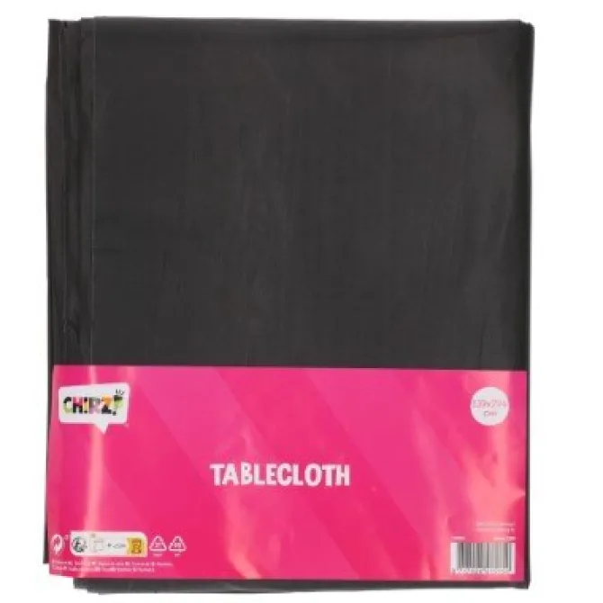 Tafelkleed zwart 137cm x 274 cm