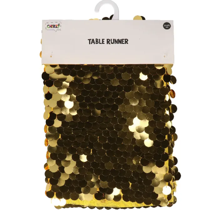 Tafelloper goud 30 x 182 cm