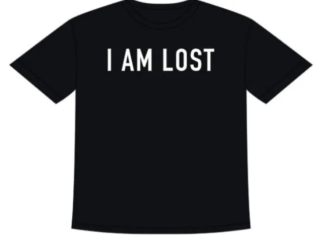 T-shirt I am lost S/M