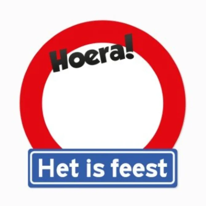 Verkeersbord blanco rood/wit