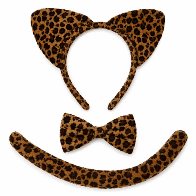 Verkleedset panter strik en staart