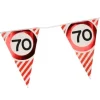Vlaggenlijn 70 jaar rood/wit - 3m