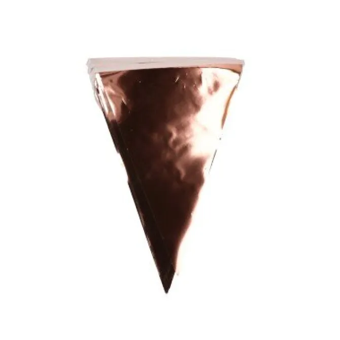 Vlaggenlijn roségoud - 3m (12 vlaggen)