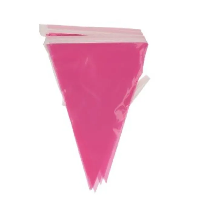 Vlaggenlijn Roze mini - 3m (12 vlaggen)