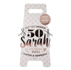 Vloerbord Sarah 50 jaar roségoud
