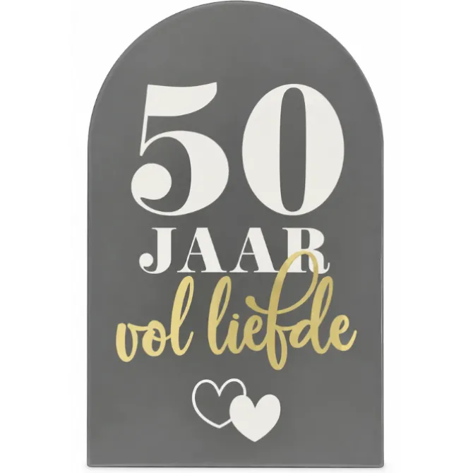 Welkomstbord 50 jaar Vol Liefde