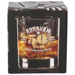 Whiskeyglas Abraham 50 jaar goud