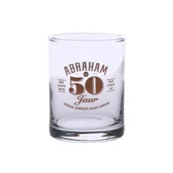 Whiskeyglas Abraham 50 jaar goud