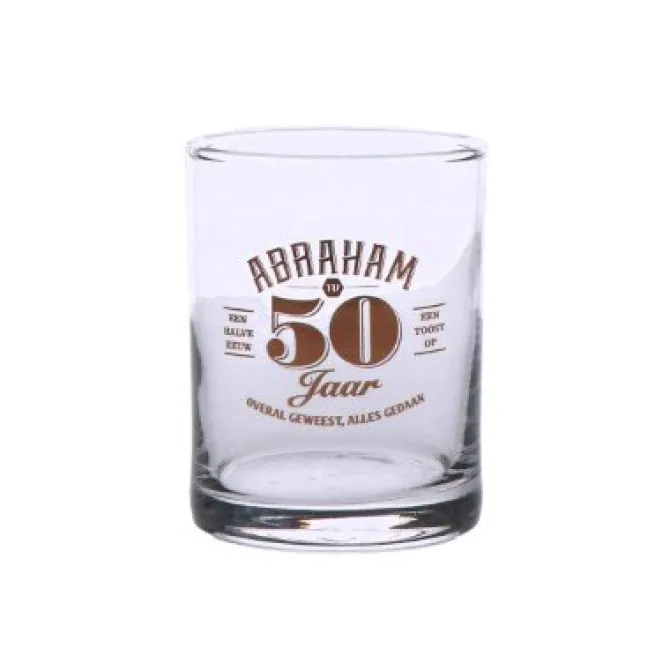 Whiskeyglas Abraham 50 jaar goud