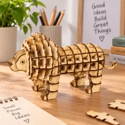 Wooden 3D Puzzle Lion