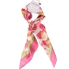 Zomersjaaltje roze & multikleur