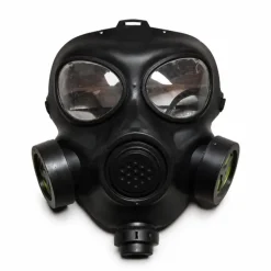 Zwarte gasmasker