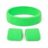 Zweetband set neon groen